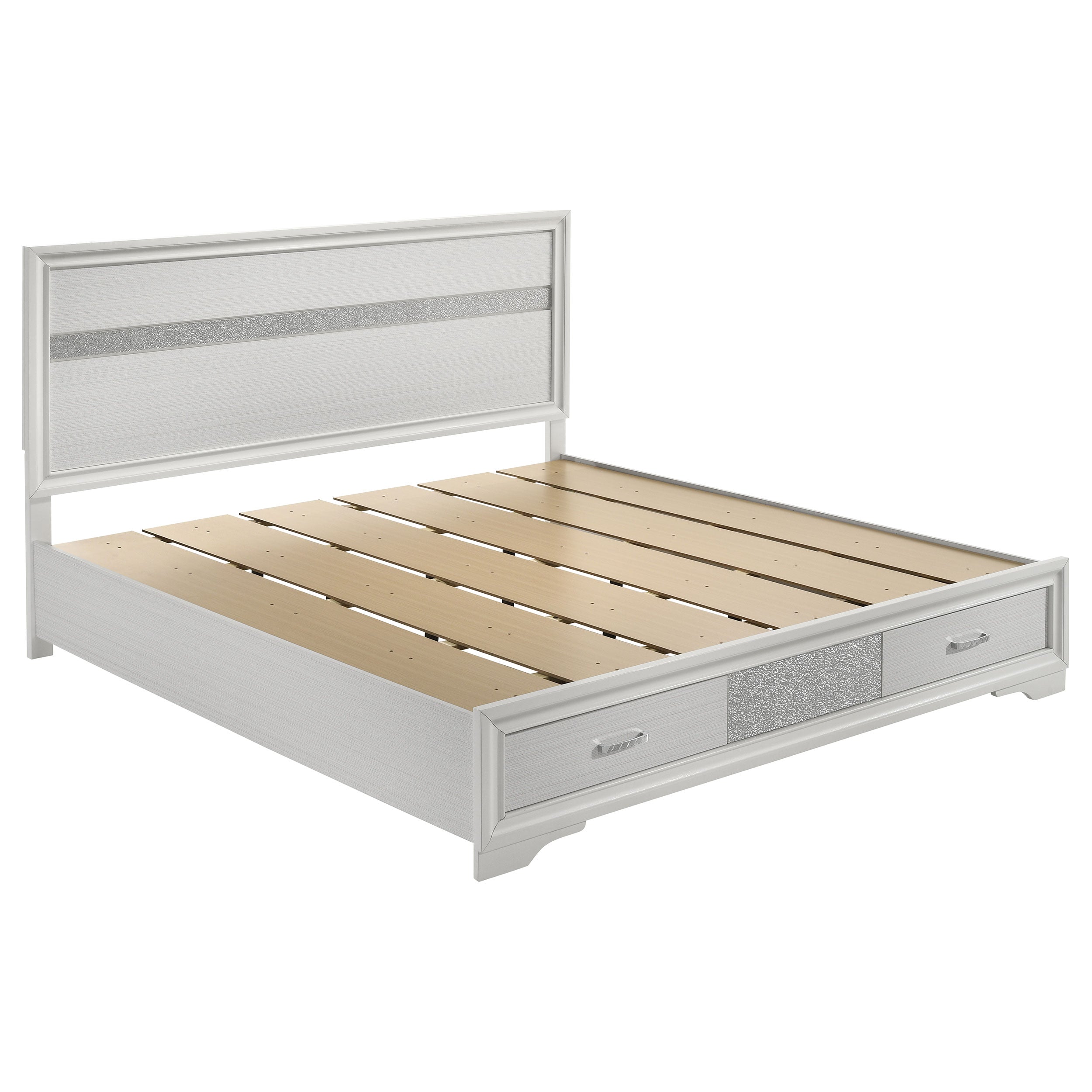 Miranda 5-piece Eastern King Bedroom Set White — view 3