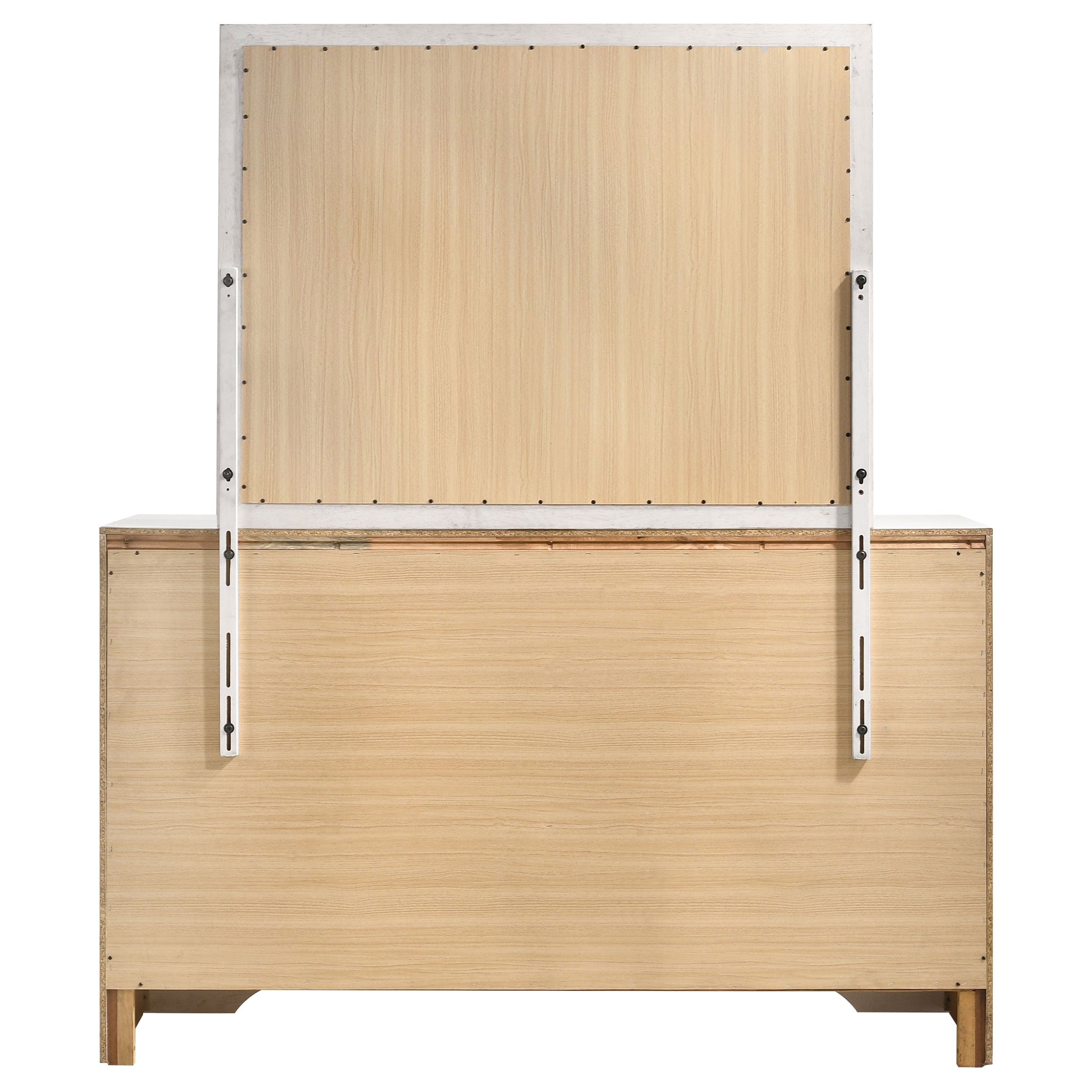 Miranda 7-drawer Dresser with Mirror White — view 7