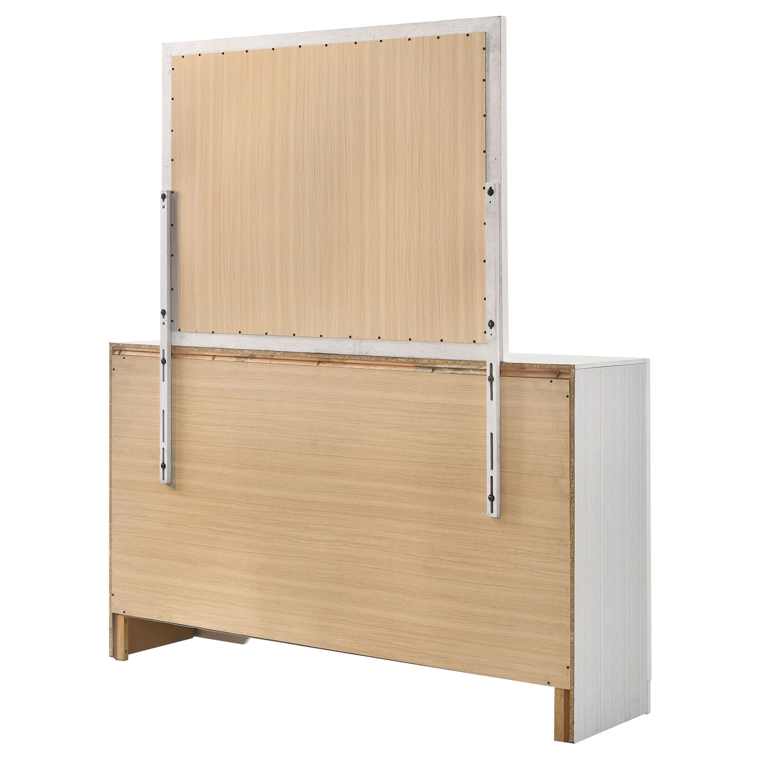 Miranda 7-drawer Dresser with Mirror White — view 8