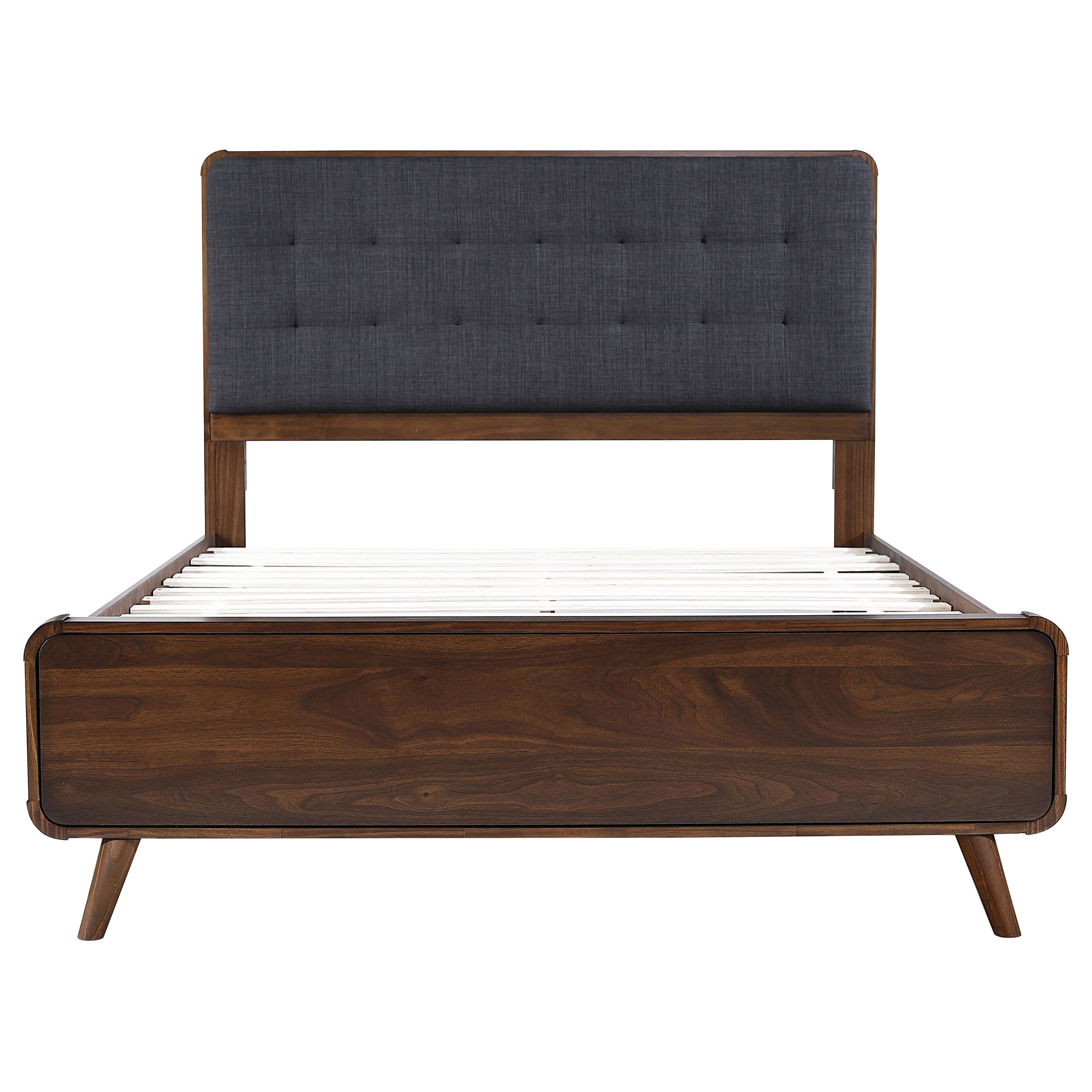 Robyn Wood Full Platform Bed Dark Walnut — view 4