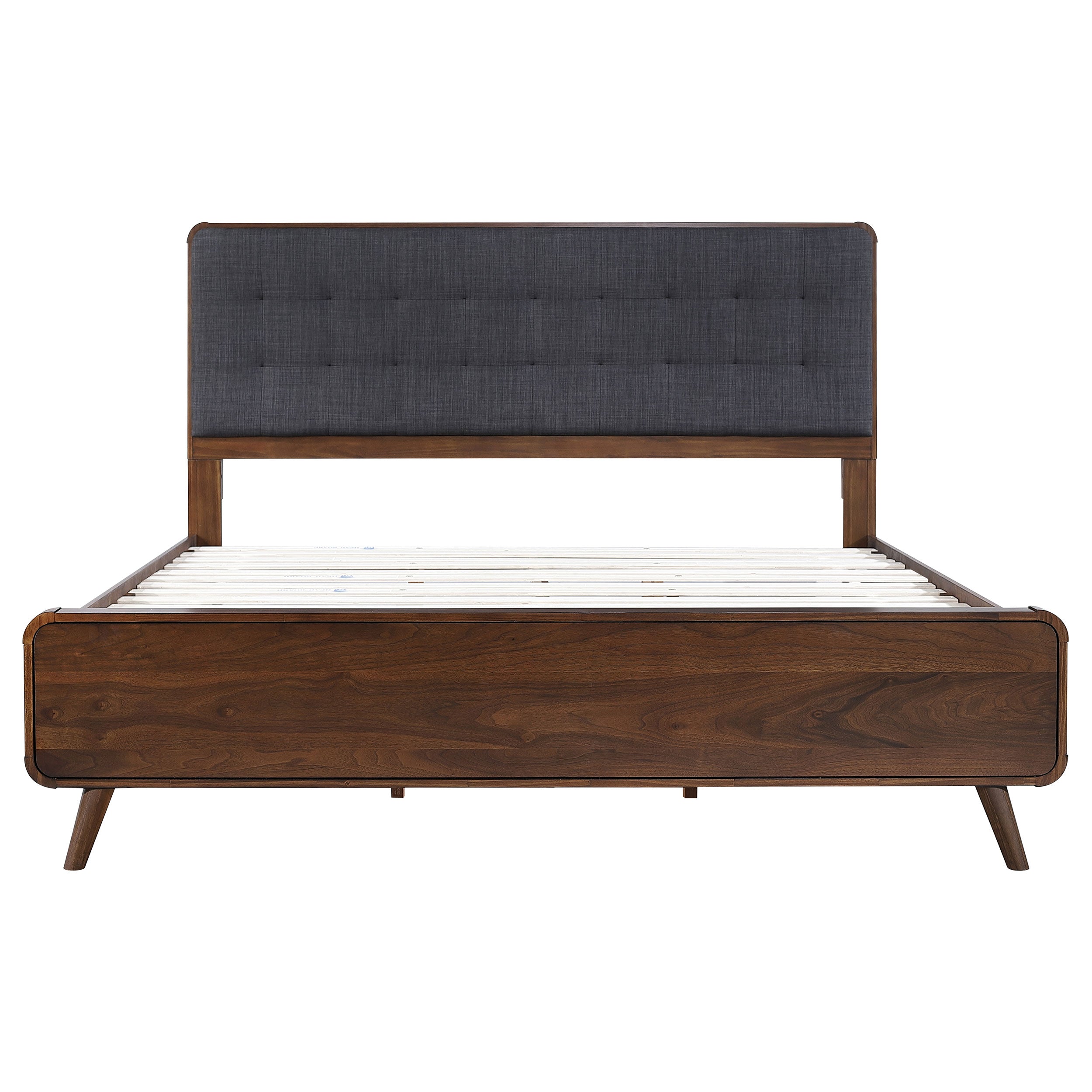 Robyn Wood Eastern King Platform Bed Dark Walnut — view 4