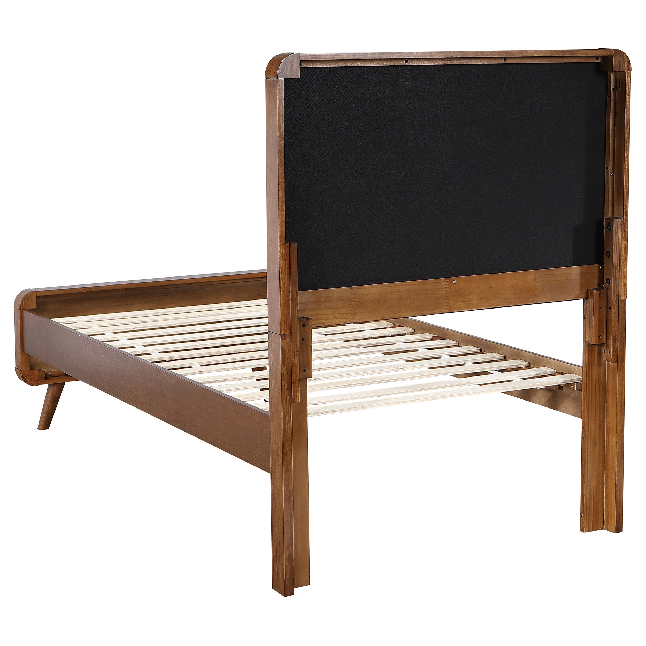 Robyn Wood Twin Platform Bed Dark Walnut — view 5