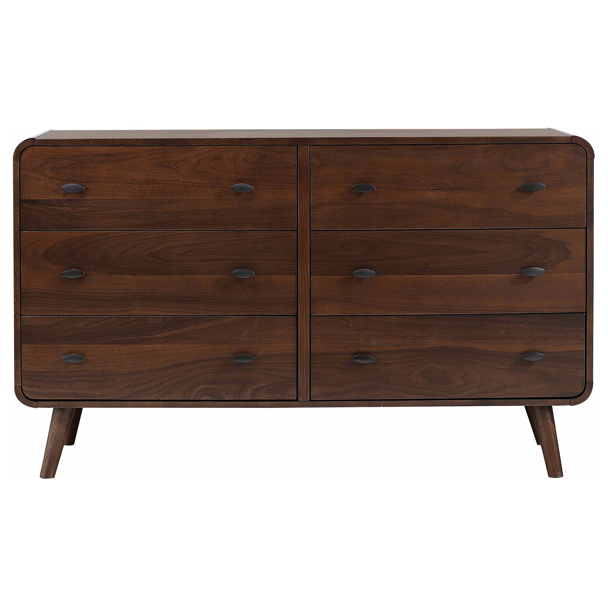 Robyn 6-drawer Bedroom Dresser Dark Walnut — view 3