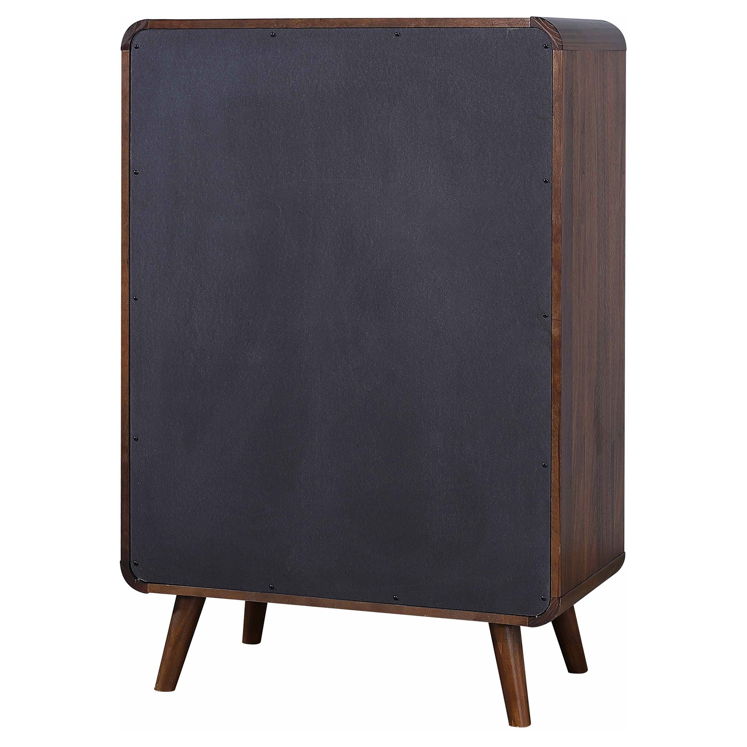 Robyn 5-drawer Bedroom Chest of Drawers Dark Walnut — view 8