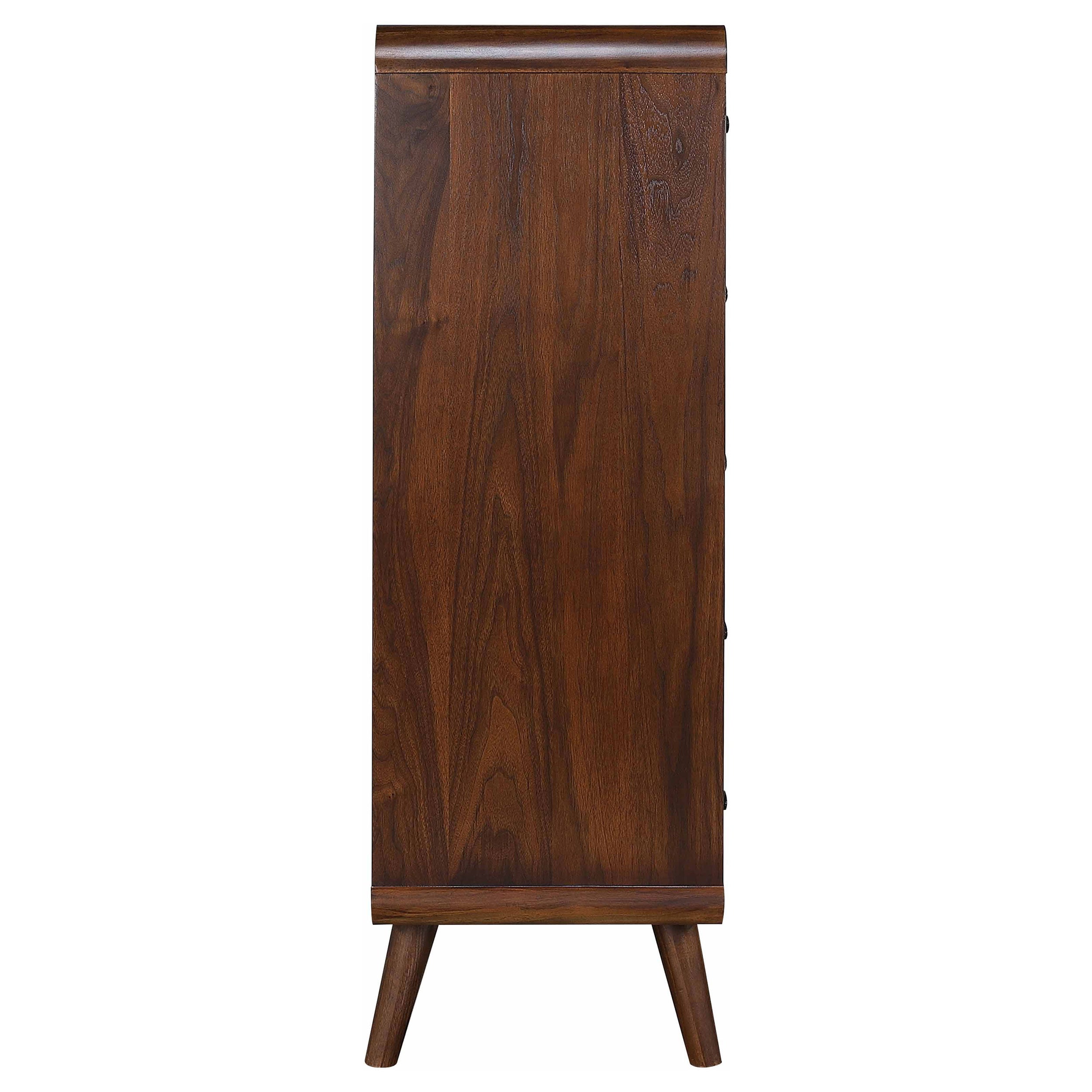 Robyn 5-drawer Bedroom Chest of Drawers Dark Walnut — view 9