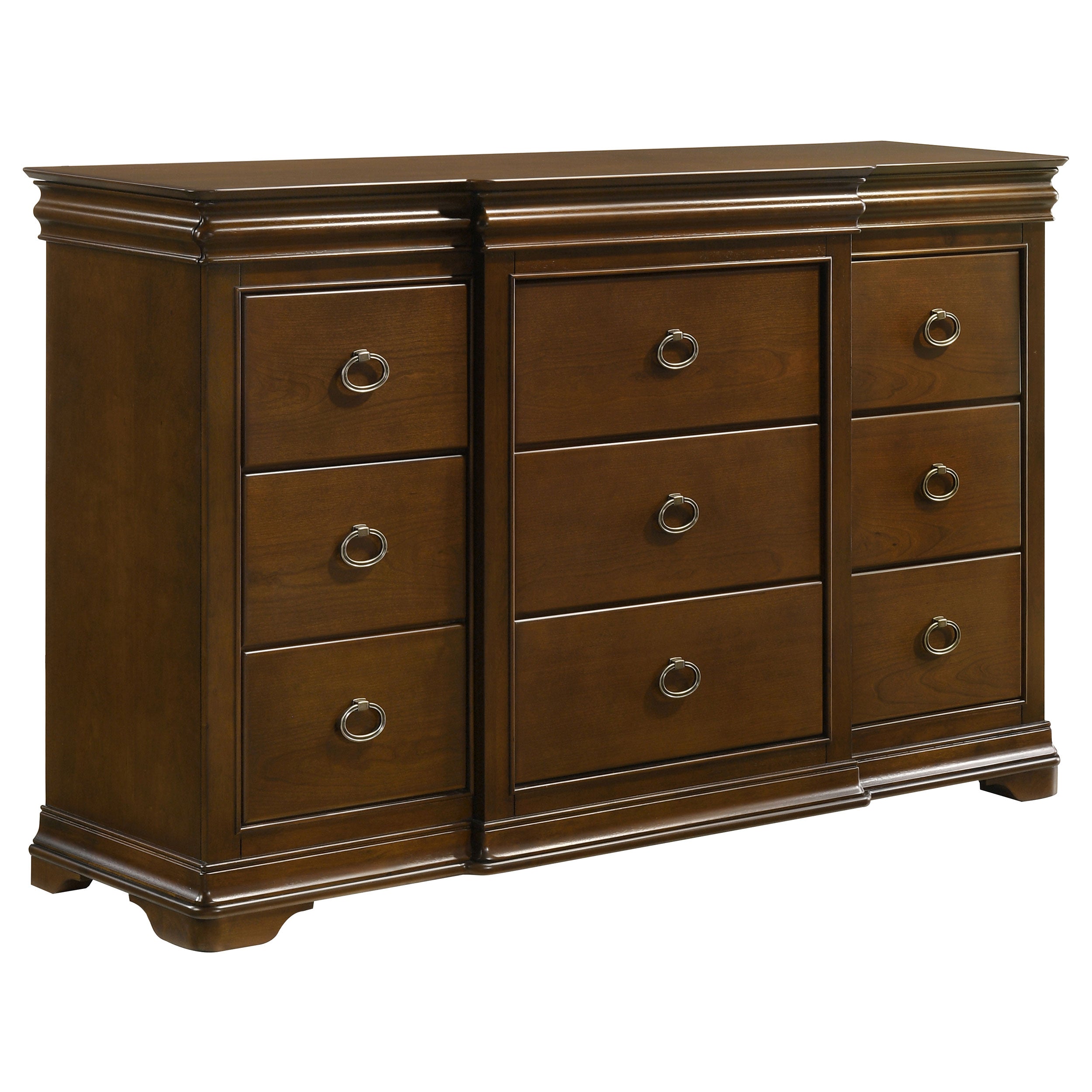 Garland 4-piece Eastern King Bedroom Set Brown Cherry — view 7