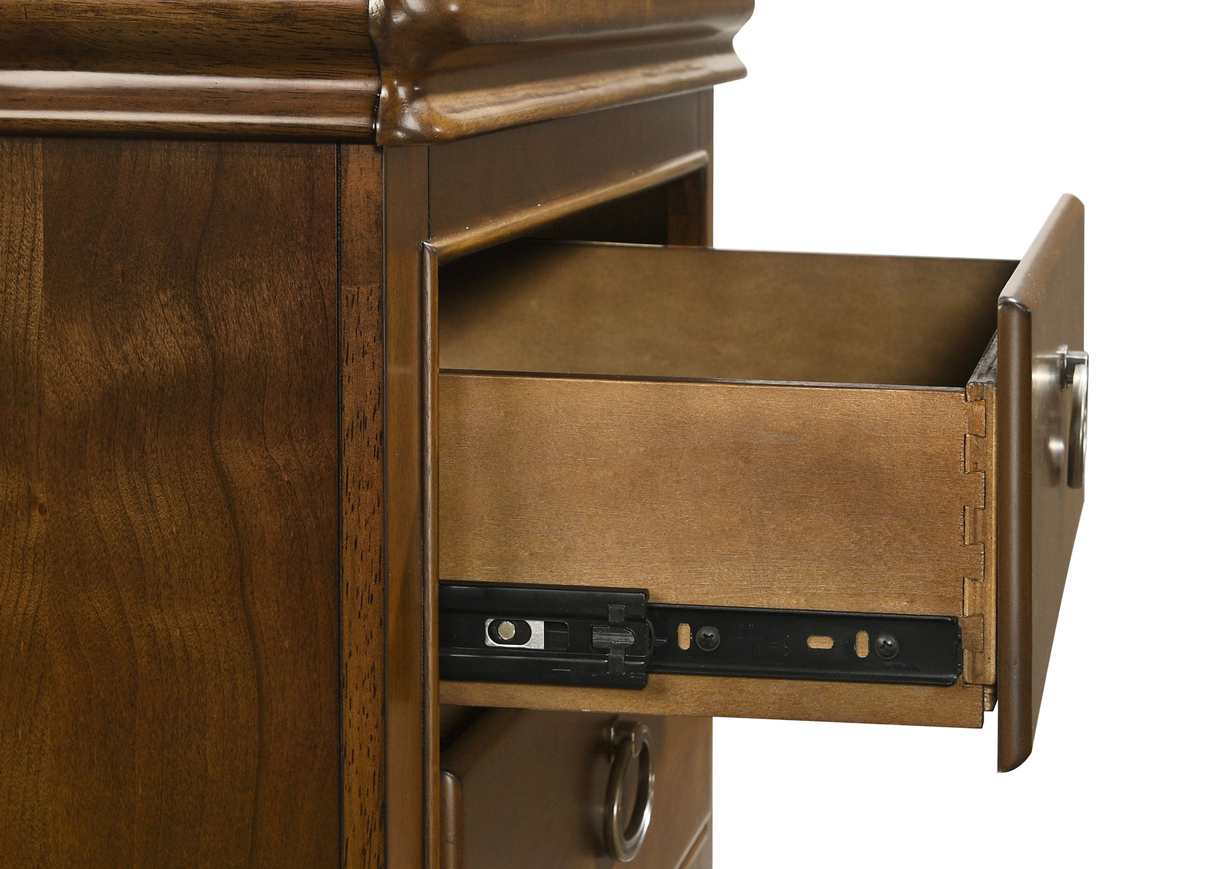 Garland 2-drawer Nightstand Bedside Table Brown Cherry — view 13