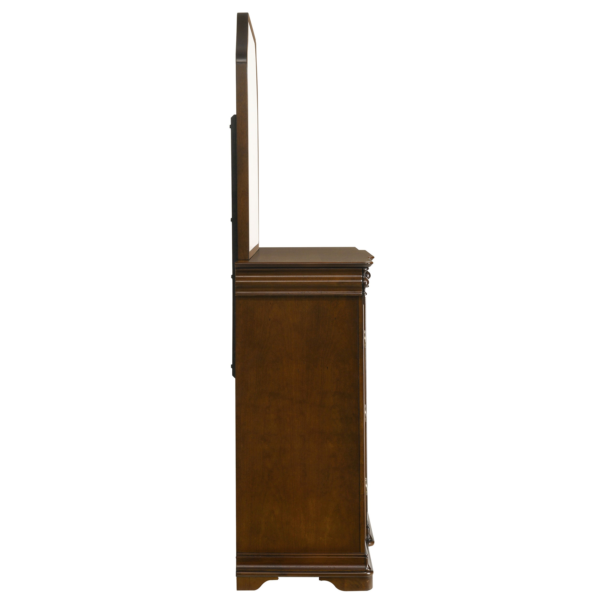 Garland 9-drawer Bedroom Dresser with Mirror Brown Cherry — view 9