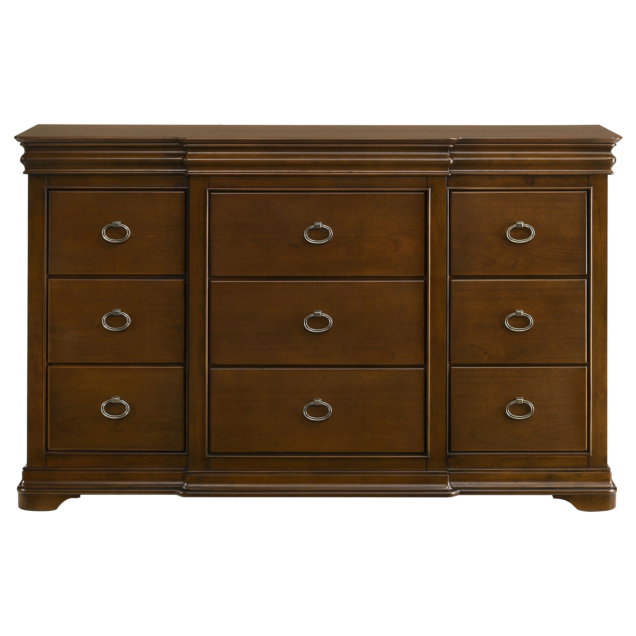 Garland 9-drawer Bedroom Dresser Cabinet Brown Cherry — view 3