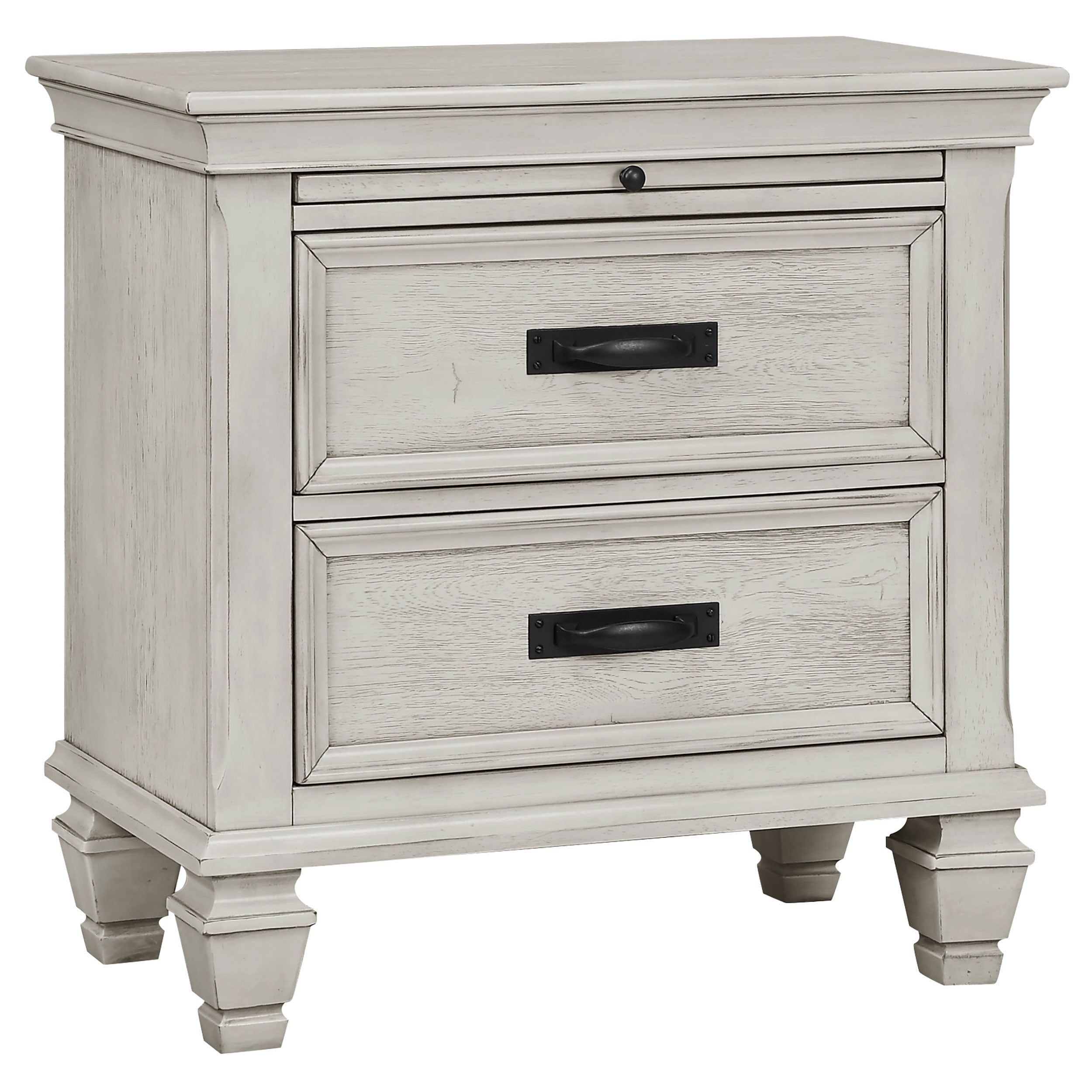 Franco 5-piece Eastern King Bedroom Set Distressed White — view 5