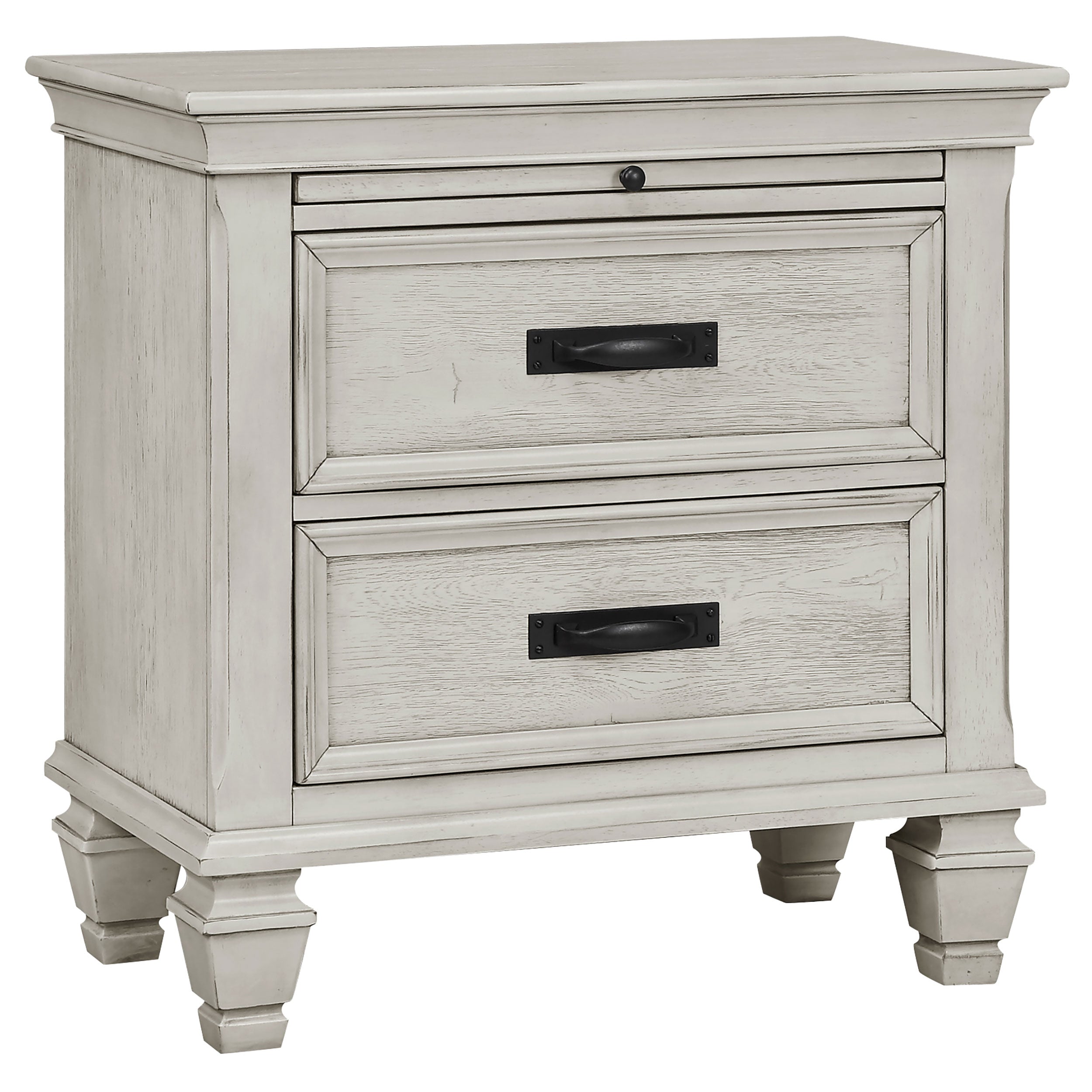 Franco 4-piece Queen Bedroom Set Distressed White — view 5