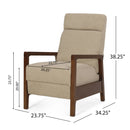 Contemporary Wide Hand Manual Club Recliner