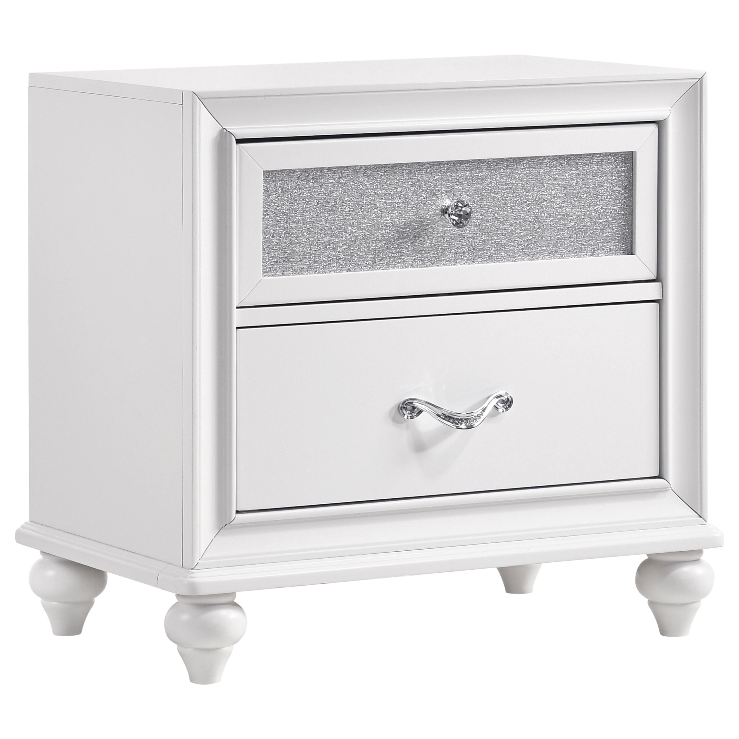 Barzini 5-piece California King Bedroom Set White — view 5