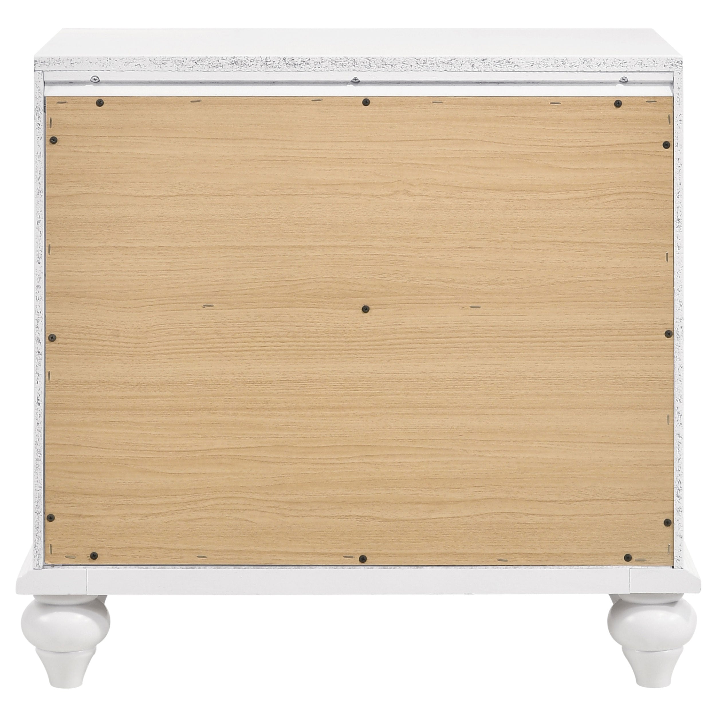 Barzini 2-drawer Nightstand White — view 7