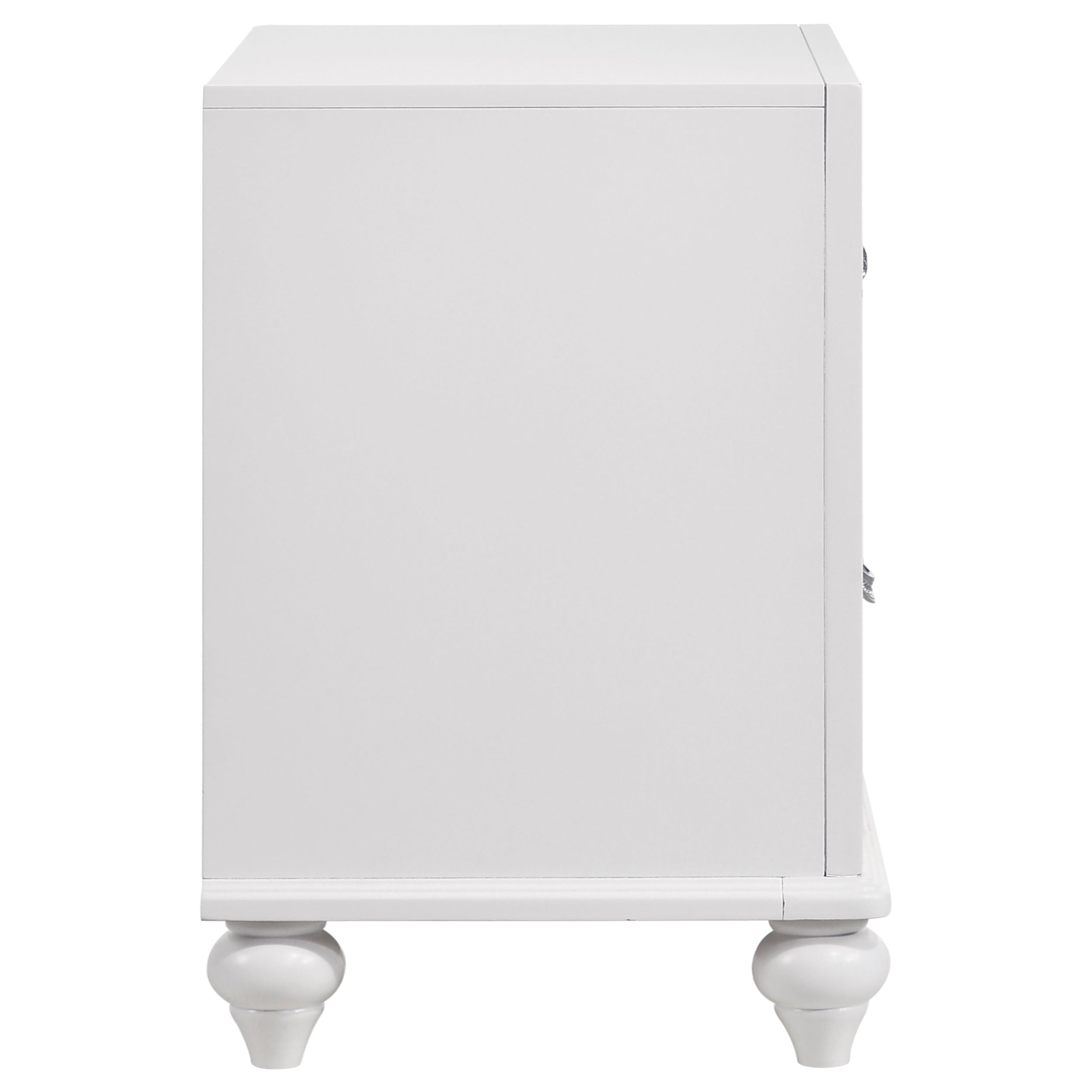 Barzini 2-drawer Nightstand White — view 9