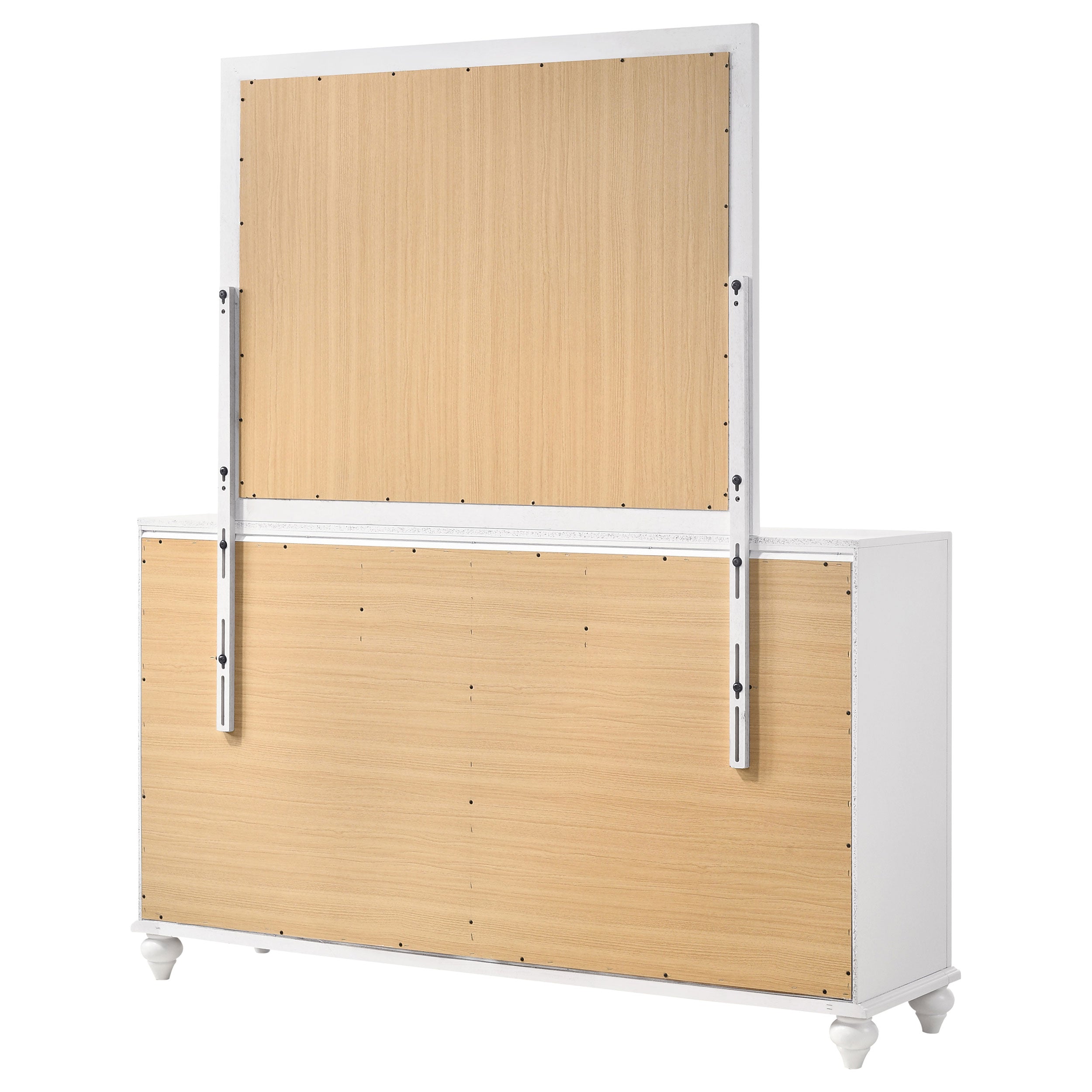 Barzini 7-drawer Dresser with Mirror White — view 8