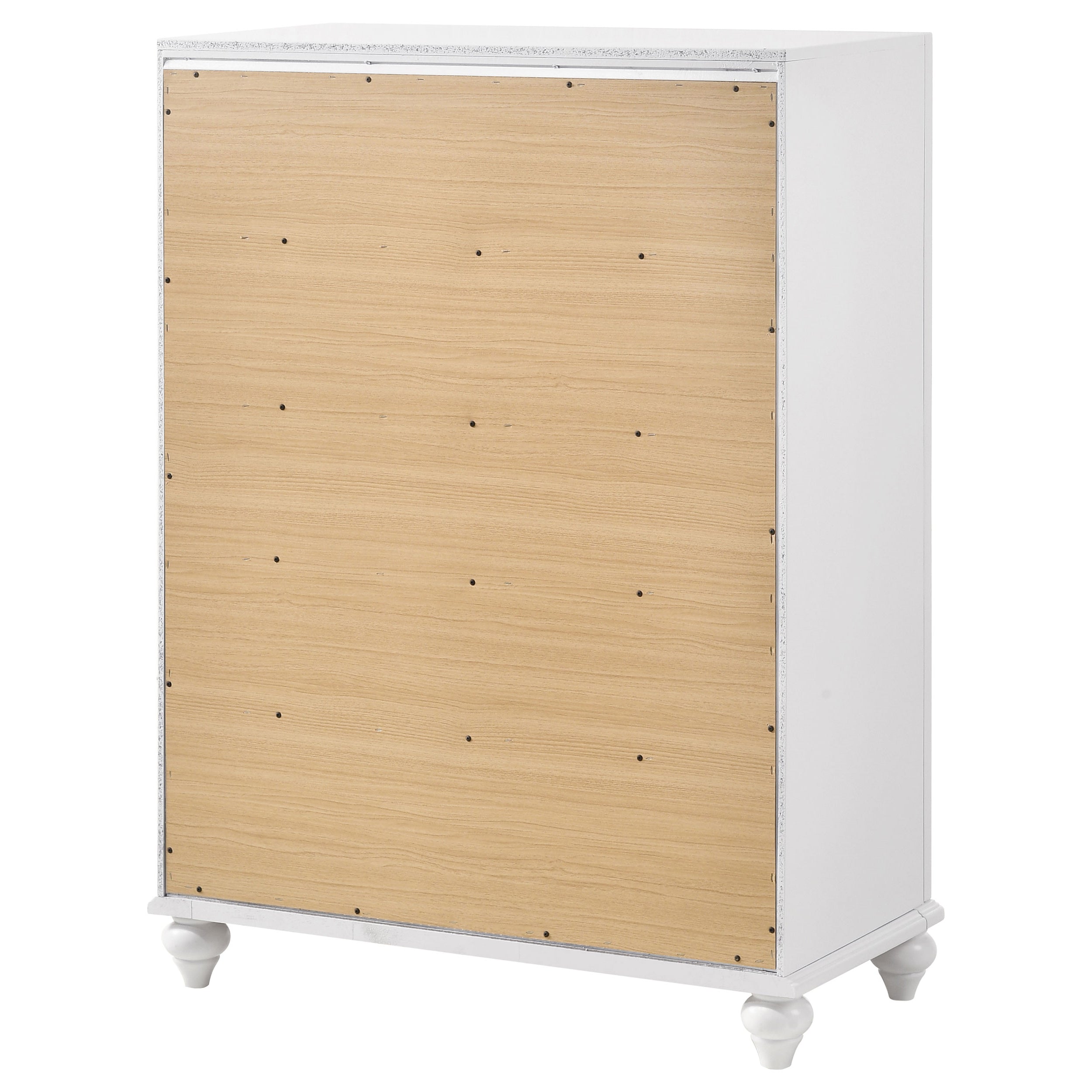 Barzini 5-drawer Bedroom Chest White — view 8
