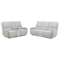 Sylmar - Chenille Power Reclining Sofa Set
