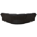 Manual Reclining Sectional Sofa Set, L Shaped Symmetrical Motion Sofa Corner Couch Sets With Storage Boxes, 4 Cup Holders And LED Light Strip For Living Room