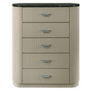 Travonte - Chest - Gray / Beige