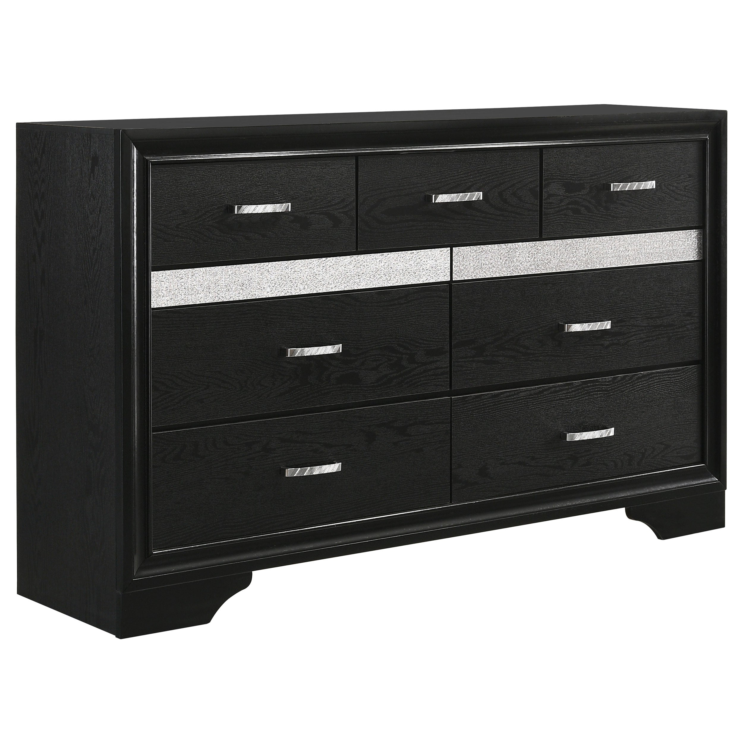 Miranda 4-piece Eastern King Bedroom Set Black — view 8
