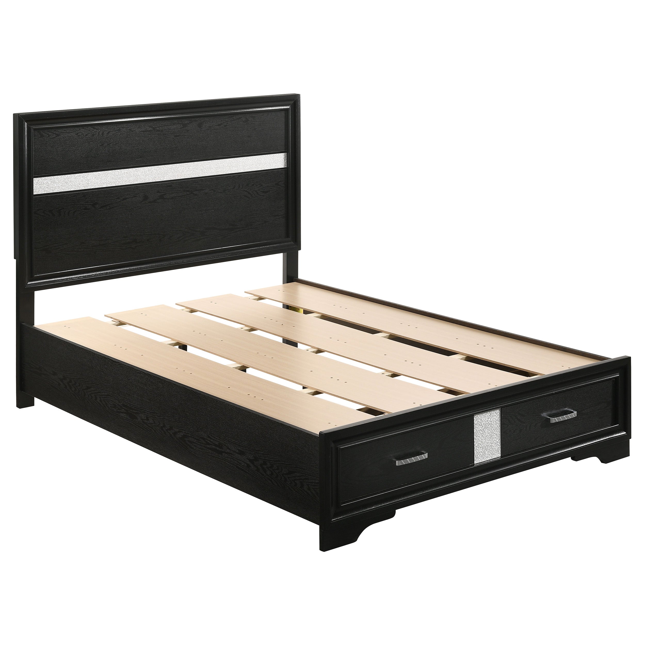 Miranda 4-piece Full Bedroom Set Black — view 3