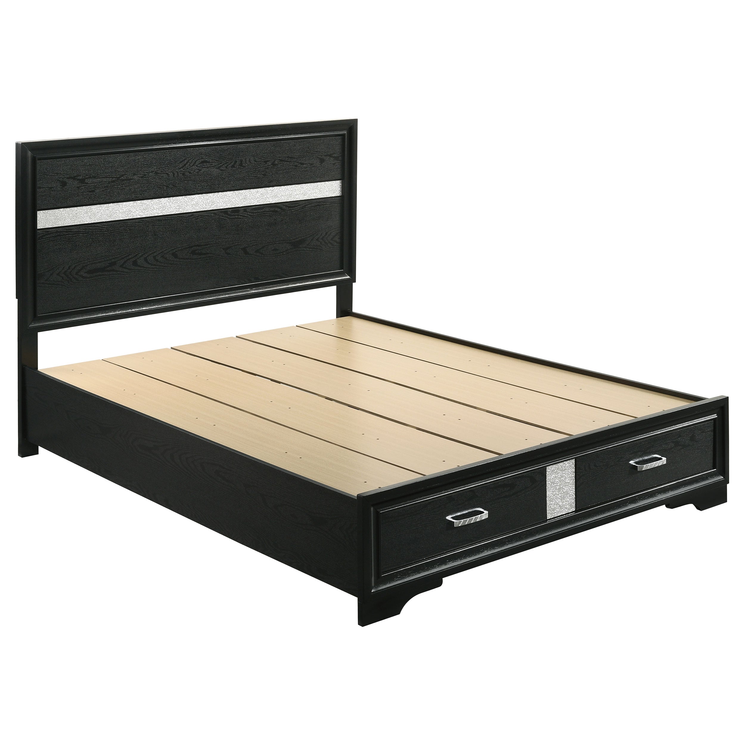 Miranda 5-piece Queen Bedroom Set Black — view 3