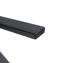 Herringbone Pattern Dining Table A Perfect Match For Modern Minimalist And Industrial Home Styles - Walnut