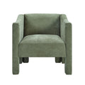 Barrel Accent Chair With Enclosed Arms