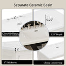 Vintage Farmhouse Bathroom Vanity With Ceramic Sink