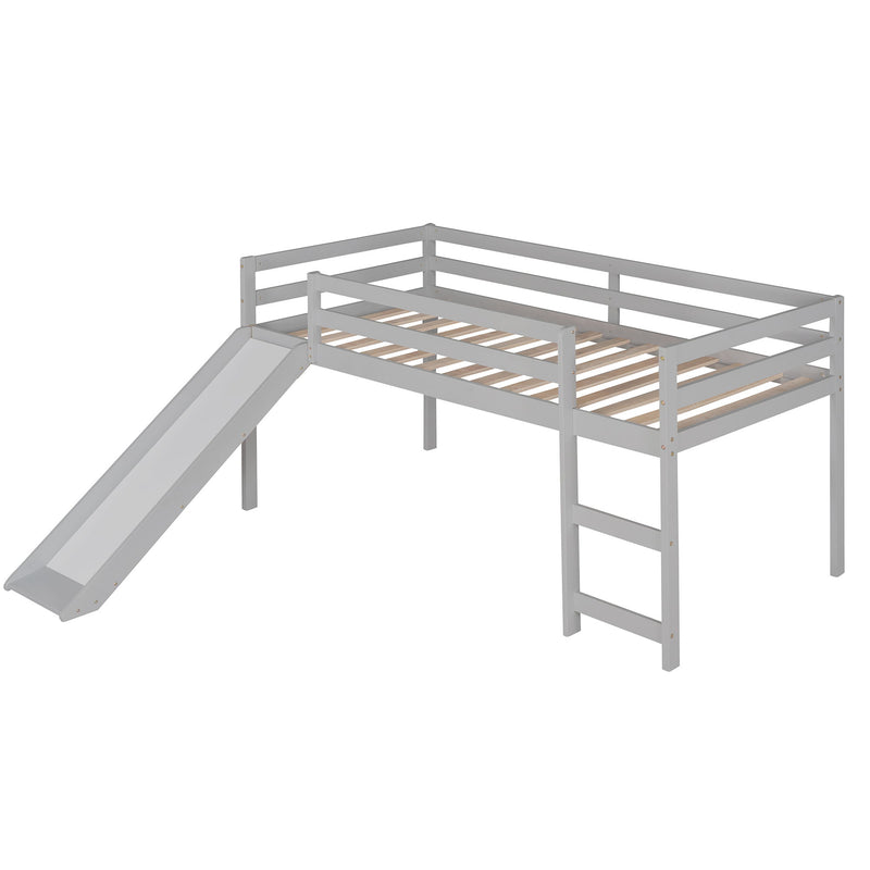 Loft Bed With Slide, Multifunctional Design