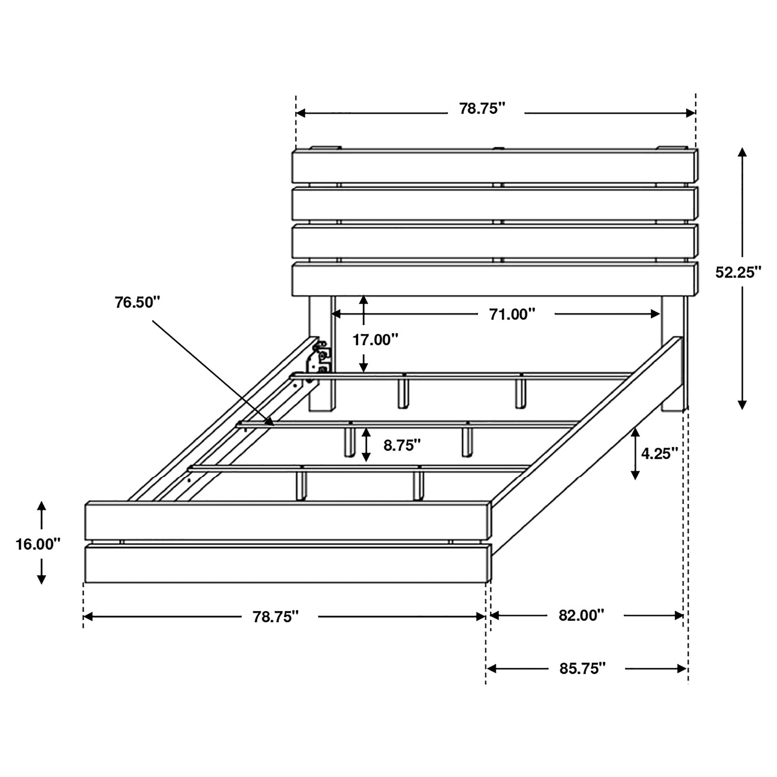 Brantford 5-piece Eastern King Bedroom Set Barrel Oak — view 16