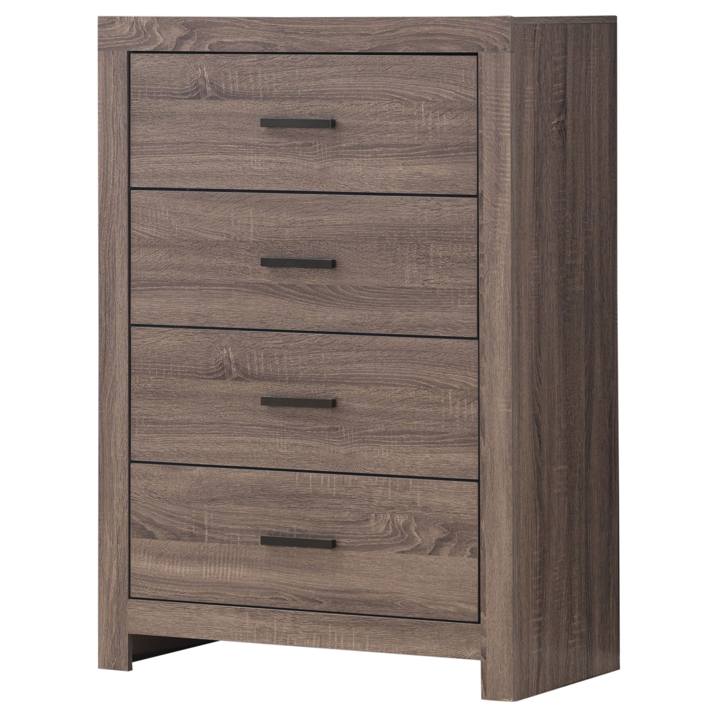 Brantford 4-drawer Bedroom Chest Barrel Oak — view 4