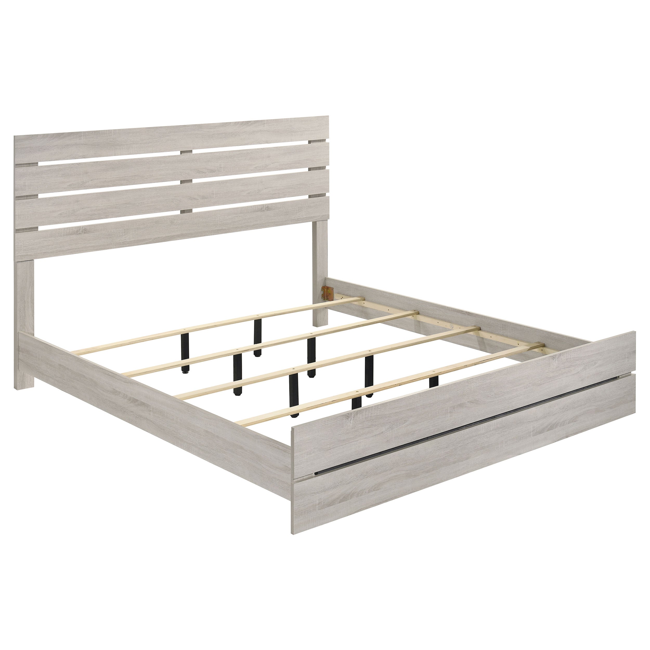 Brantford 4-piece Eastern King Bedroom Set Coastal White — view 3