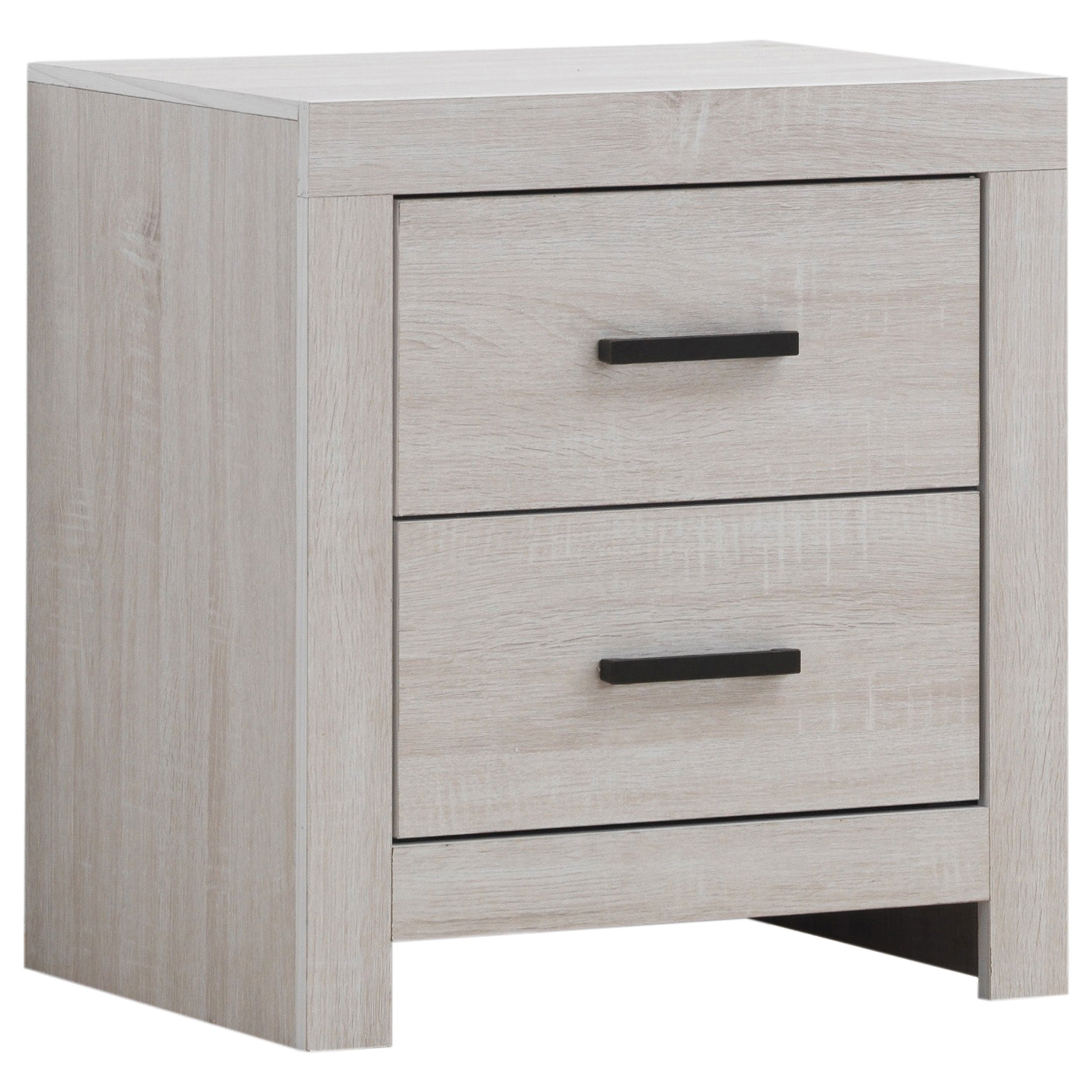 Brantford 2-drawer Nightstand Coastal White — view 1