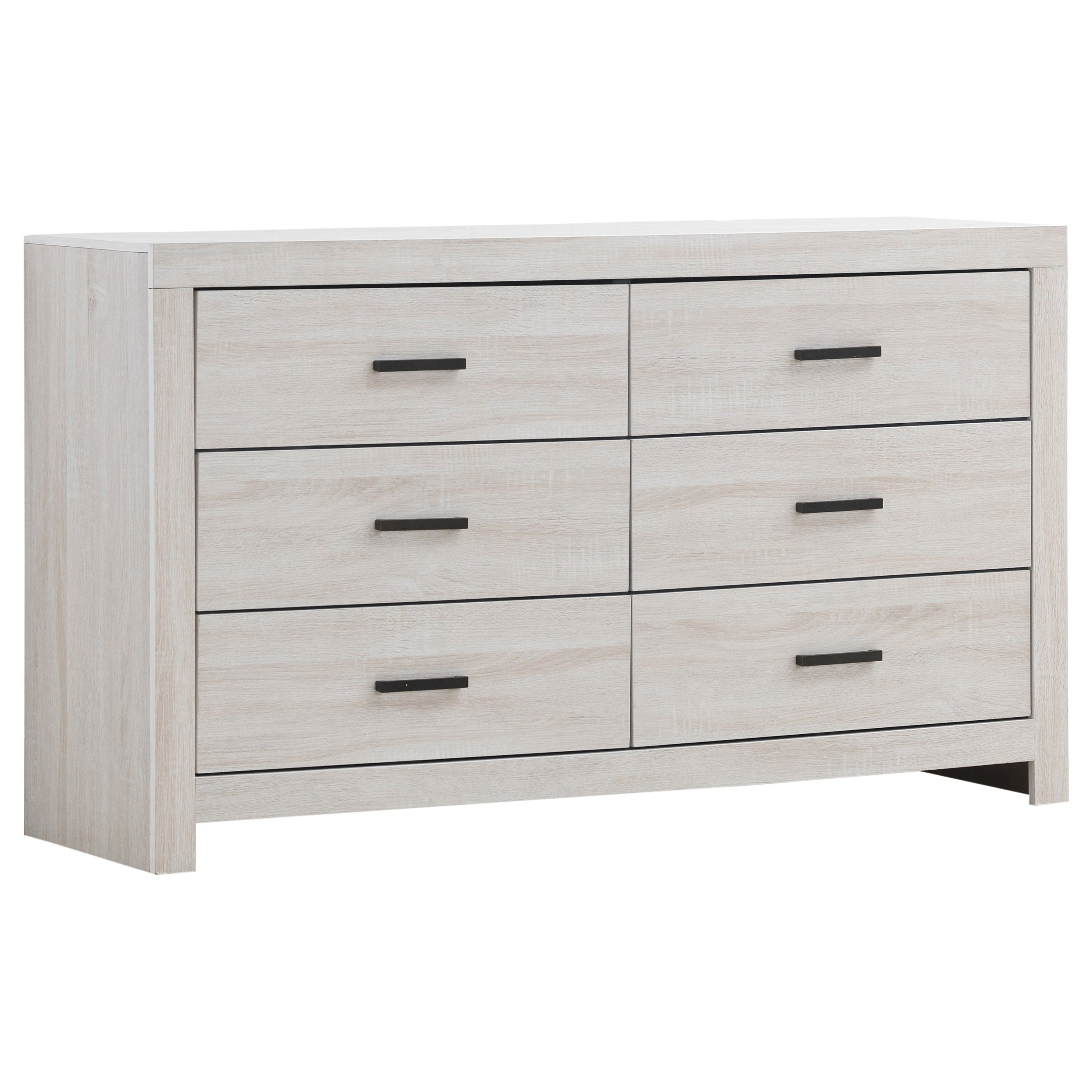 Brantford 6-drawer Dresser Coastal White — view 1