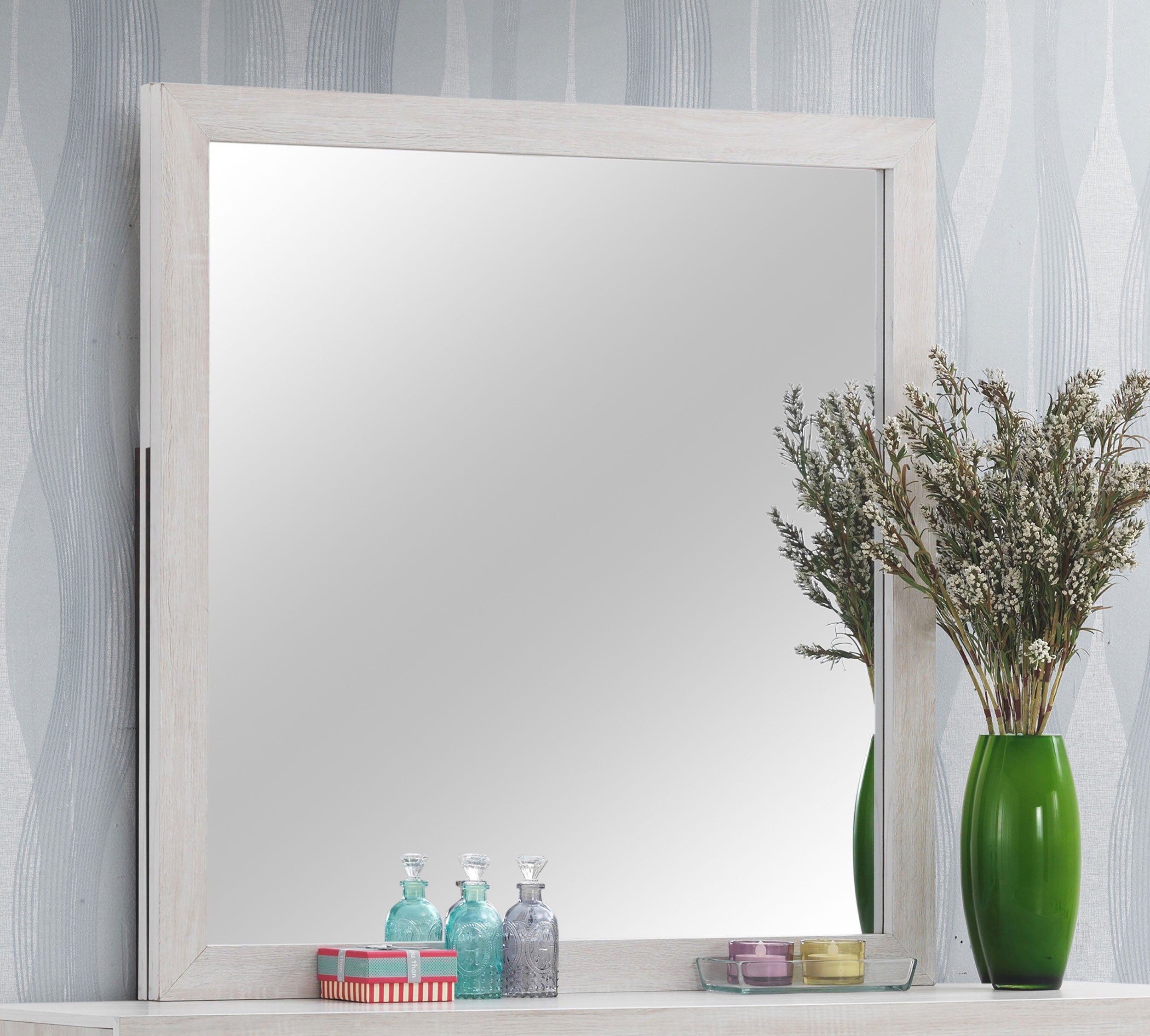 Brantford Dresser Mirror Coastal White — view 2