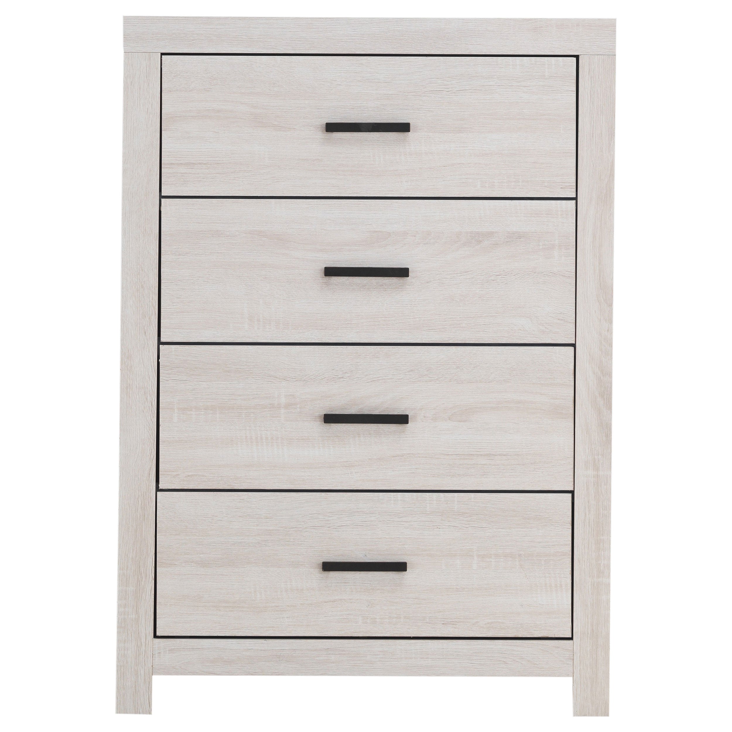 Brantford 4-drawer Bedroom Chest Coastal White — view 3