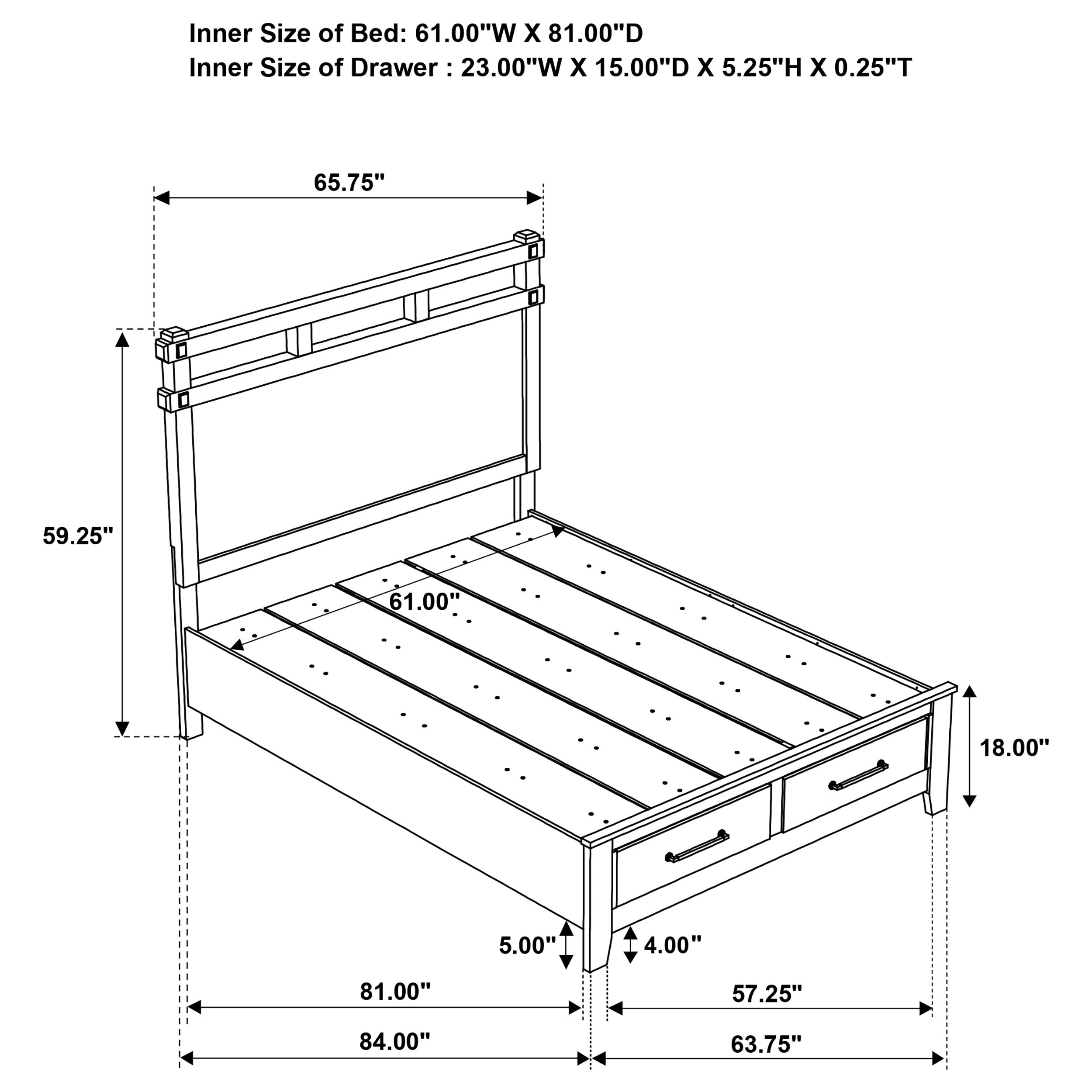 Hazlewood 5-piece Queen Bedroom Set Vineyard Oak — view 15