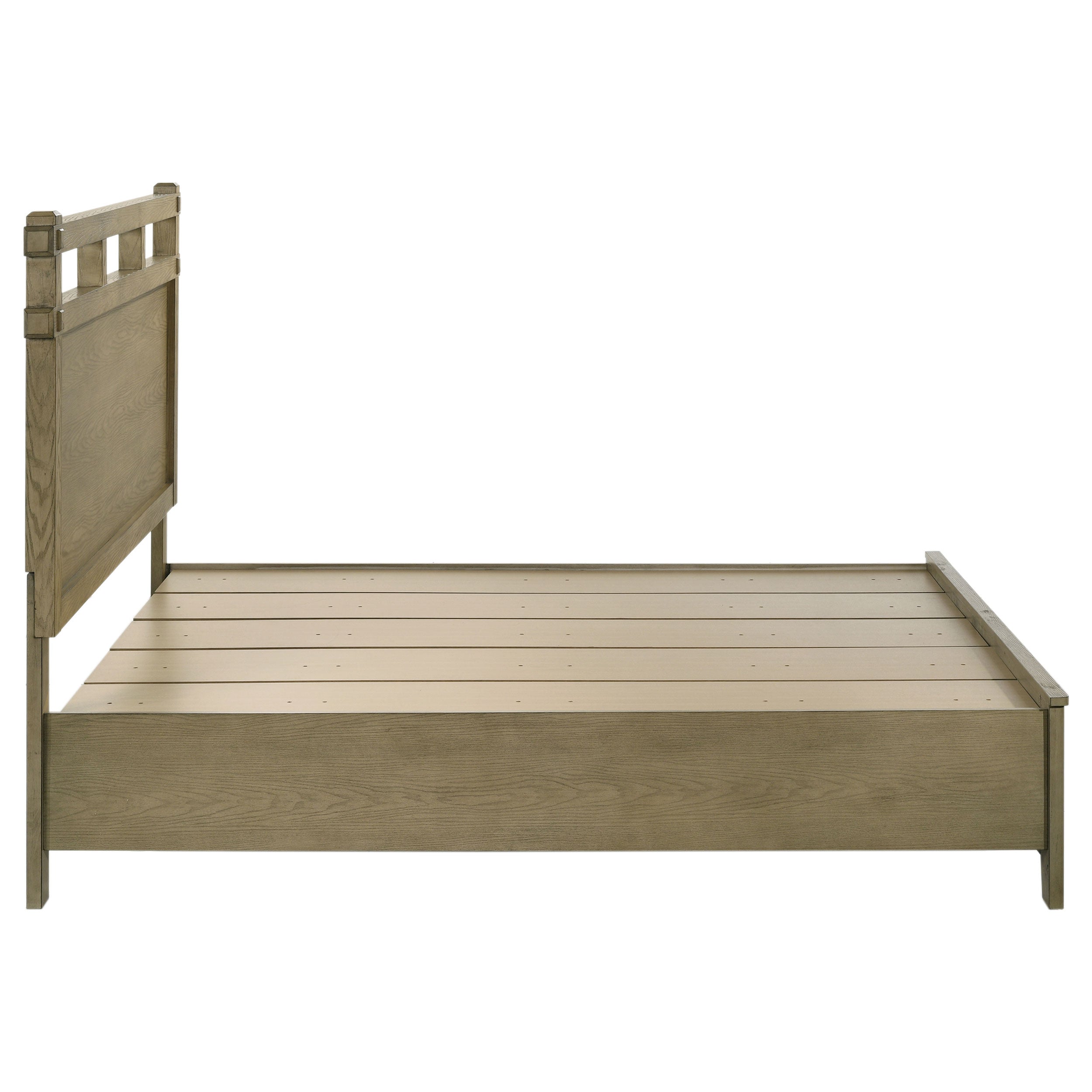 Hazlewood 59-inch Queen Panel Storage Bed Vineyard Oak — view 6