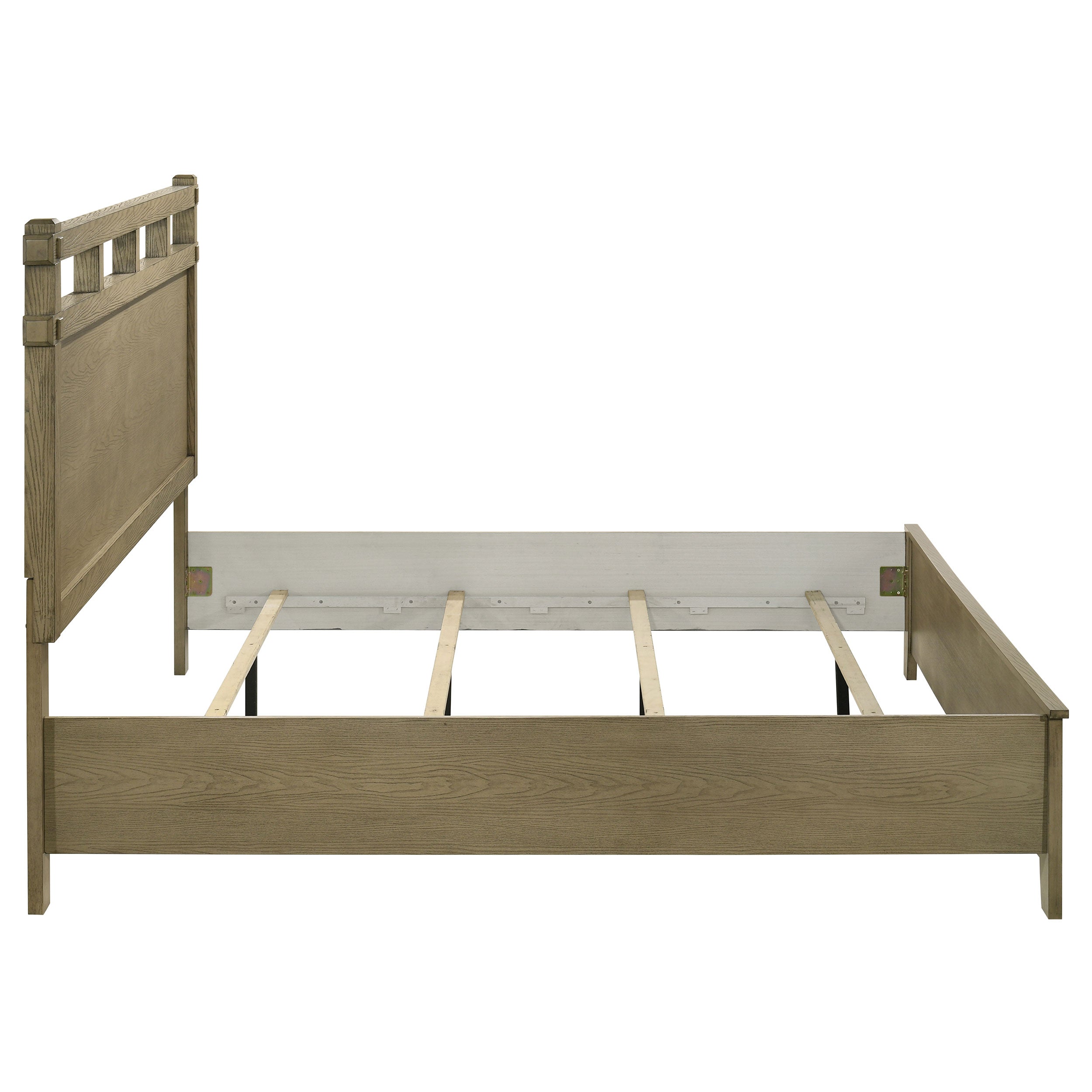 Hazlewood 61-inch Eastern King Panel Bed Vineyard Oak — view 6