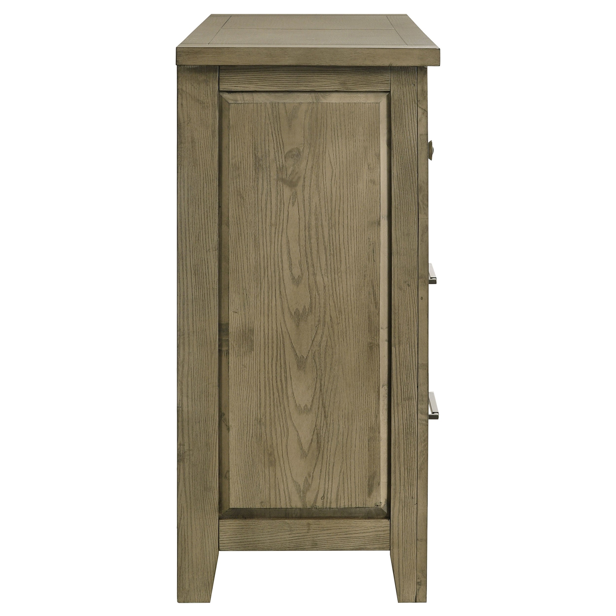Hazlewood 6-drawer Bedroom Dresser Cabinet Vineyard Oak — view 9
