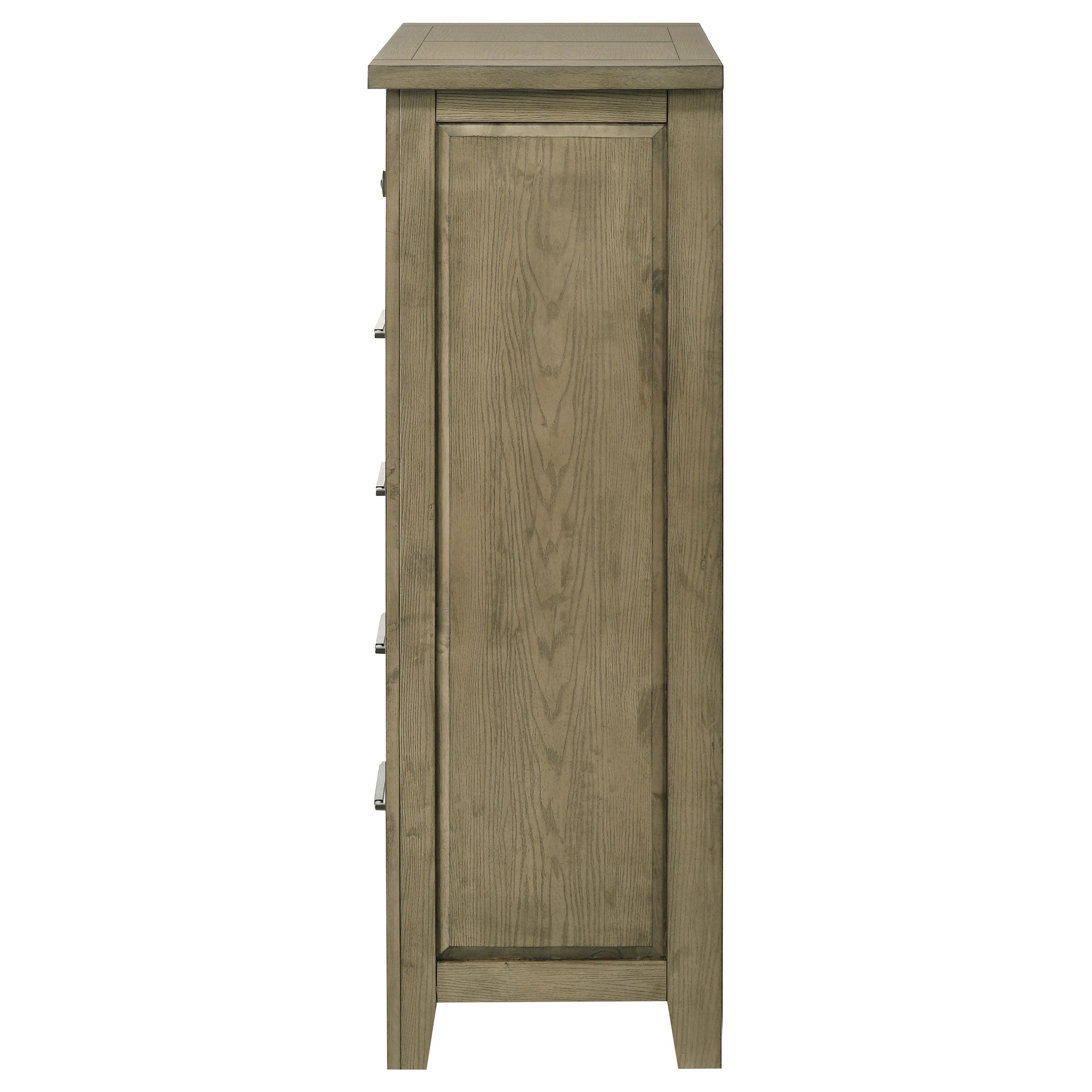 Hazlewood 5-drawer Bedroom Chest of Drawers Vineyard Oak — view 5