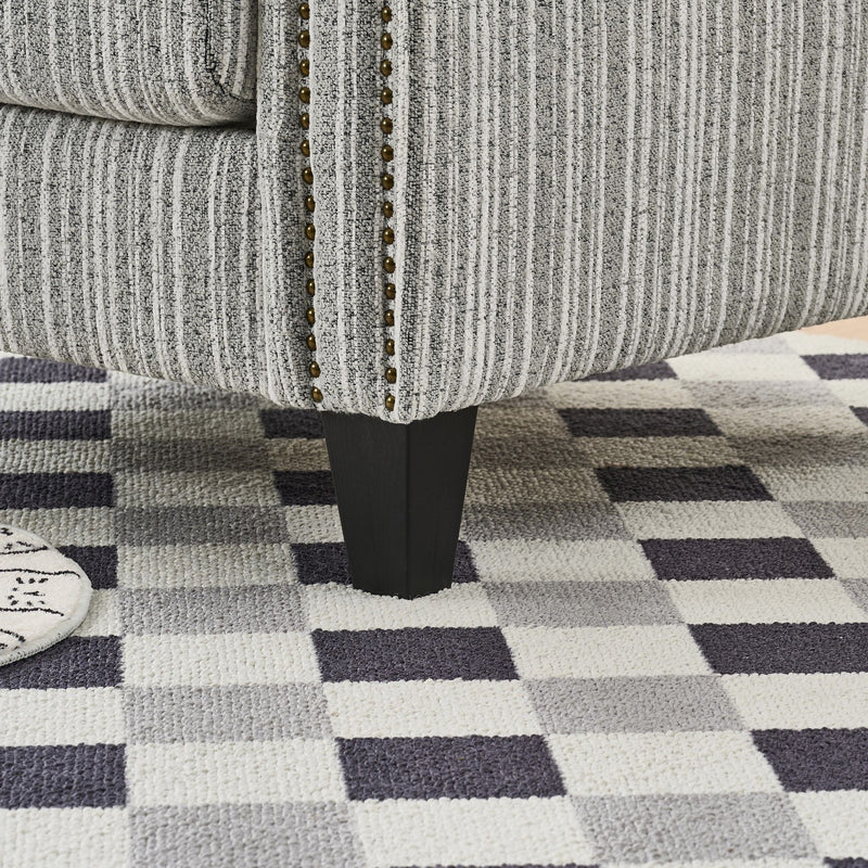 Accent Chair With Arms, Comfy Armchair For Living Room - Gray