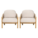 Grotta - Outdoor Wood Club Chair (Set of 2)