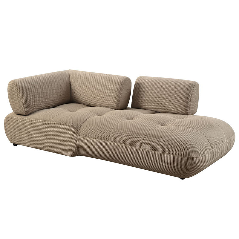 Carrick - Sectional Sofa With 6 Pillows - Beige