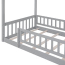 Bed House Bed Frame With Fence