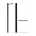 Shower Doors For Bathtub With Tempered Glass