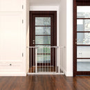 Pressure Mounted Baby Gate For Stairs - White