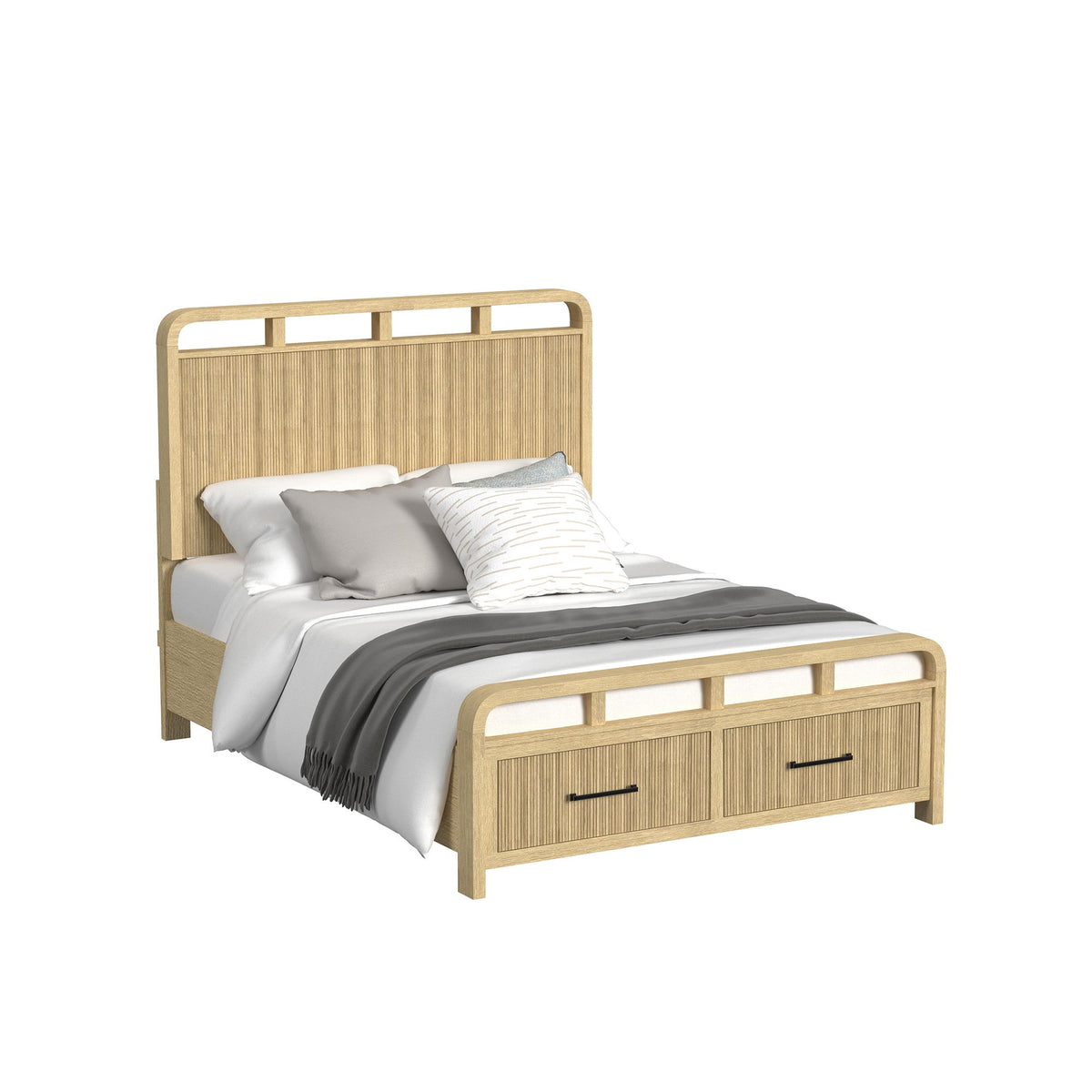 Ridgemont Storage Bed in Black by Elements International, view 4